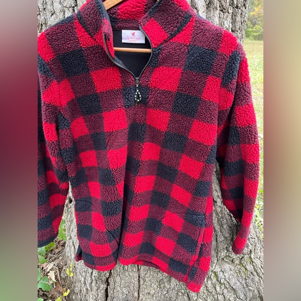 Quccker Factory by Jenny Brice Fleece Pullover in size S